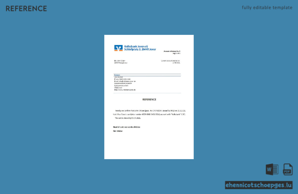 Beispielvorschau zur Schließung der deutschen Volksbank